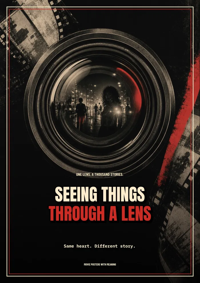 Seeing Things Through A Lens — a poster made in PosterStudio